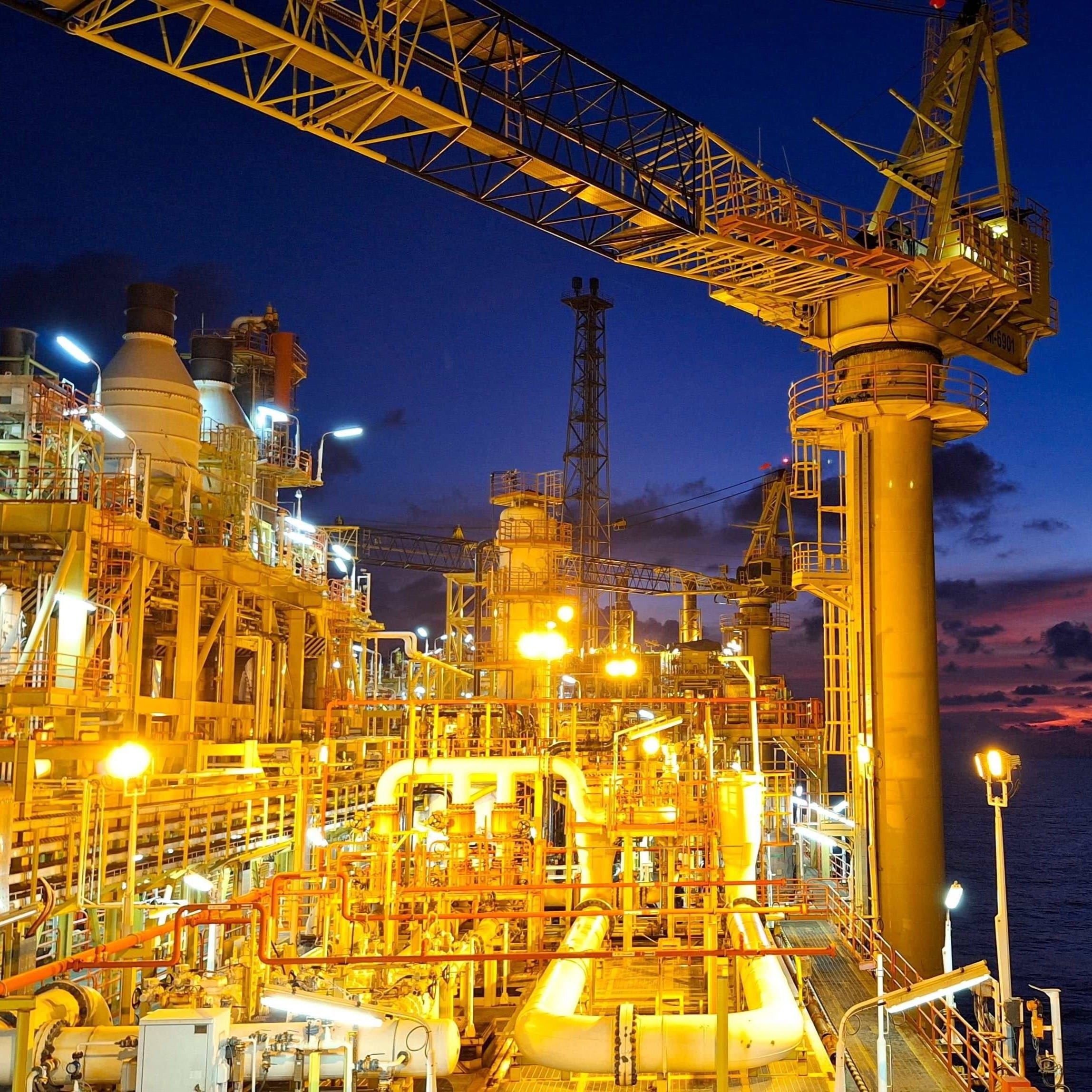 FPSO Deck at night